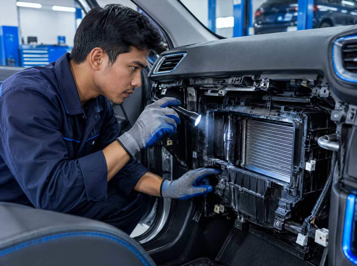 Pengecekan Evaporator Bermasalah